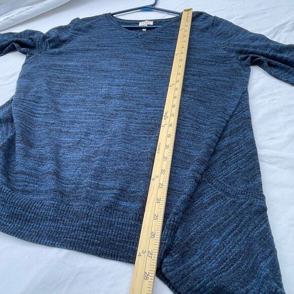 LOGO Lori Goldstein size large shark bite tunic . Cotton /cashmere - Picture 4 of 8